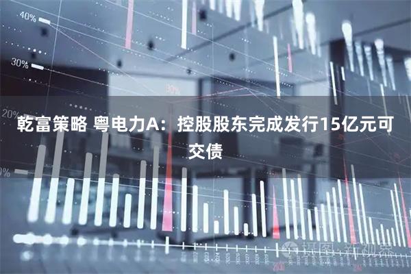 乾富策略 粤电力A：控股股东完成发行15亿元可交债